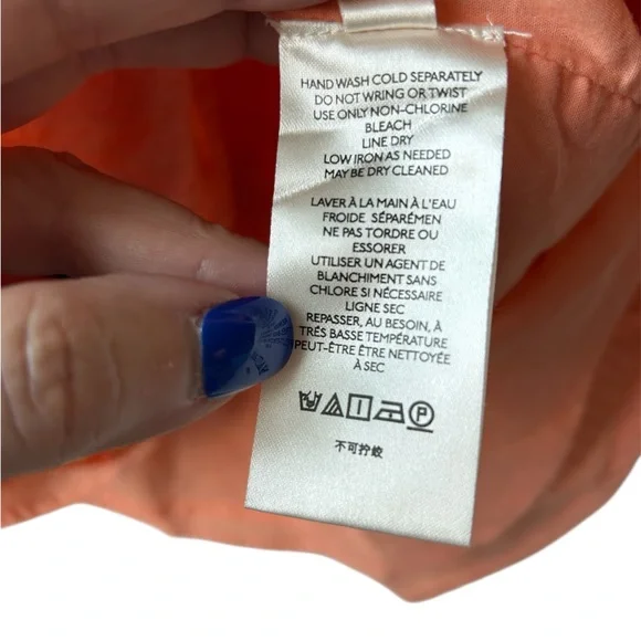 Maeve by Anthropologie Peach Floral Blouse - Picture 9 of 10